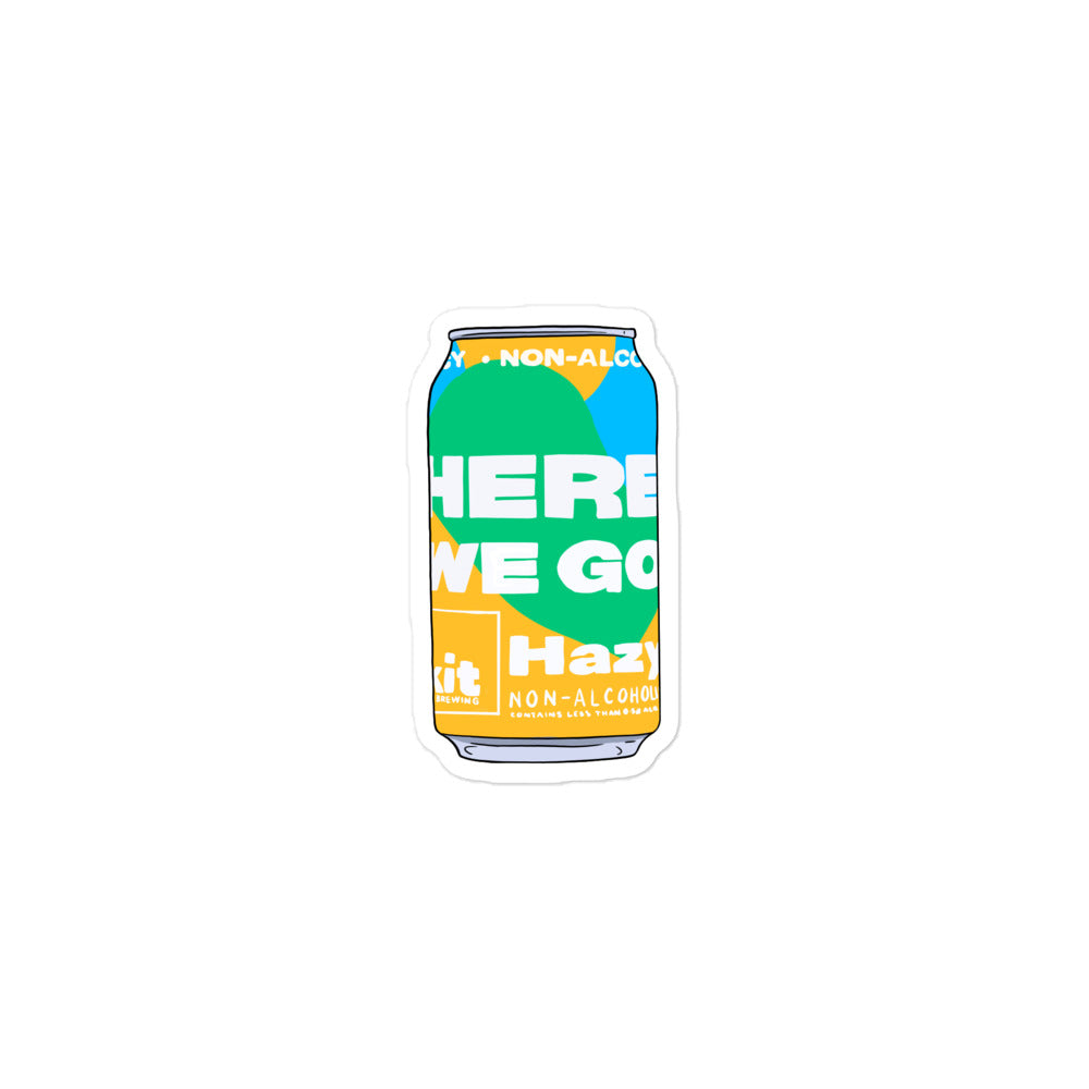 Here We Go Sticker